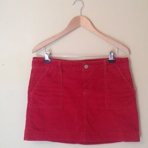 Limited Edition Red Gap Jean Skirt
